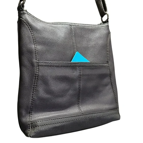 The Sak Gray Crossbody Leather Bag - Picture 6 of 14